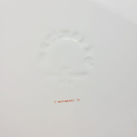 Pfaltzgraff Marimekko Christmas Tree Dinner Plate Red Band Finland Style Design - Picture 8 of 11